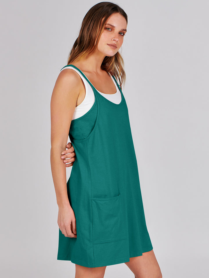 ANRABESS Women's Active Mini Dress with Built-in Shorts