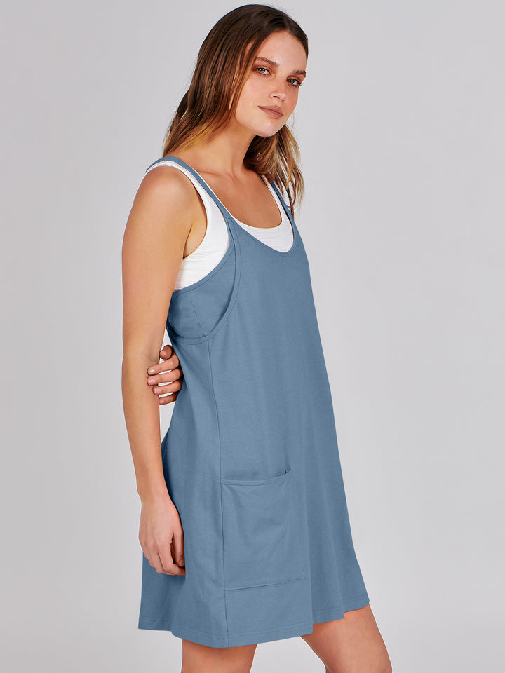 ANRABESS Women's Active Mini Dress with Built-in Shorts