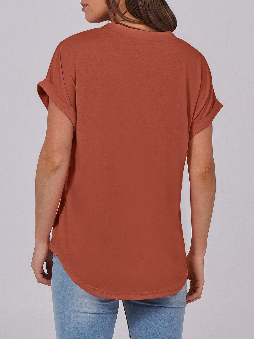ANRABESS Womens Short Sleeve Henley Tops V Neck Dressy Casual Blouses Summer Trendy Tee Shirts 2026 Vacation Fashion Clothes