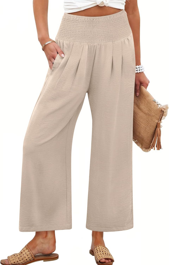 ANRABESS Women's High Waisted Wide Leg Pants