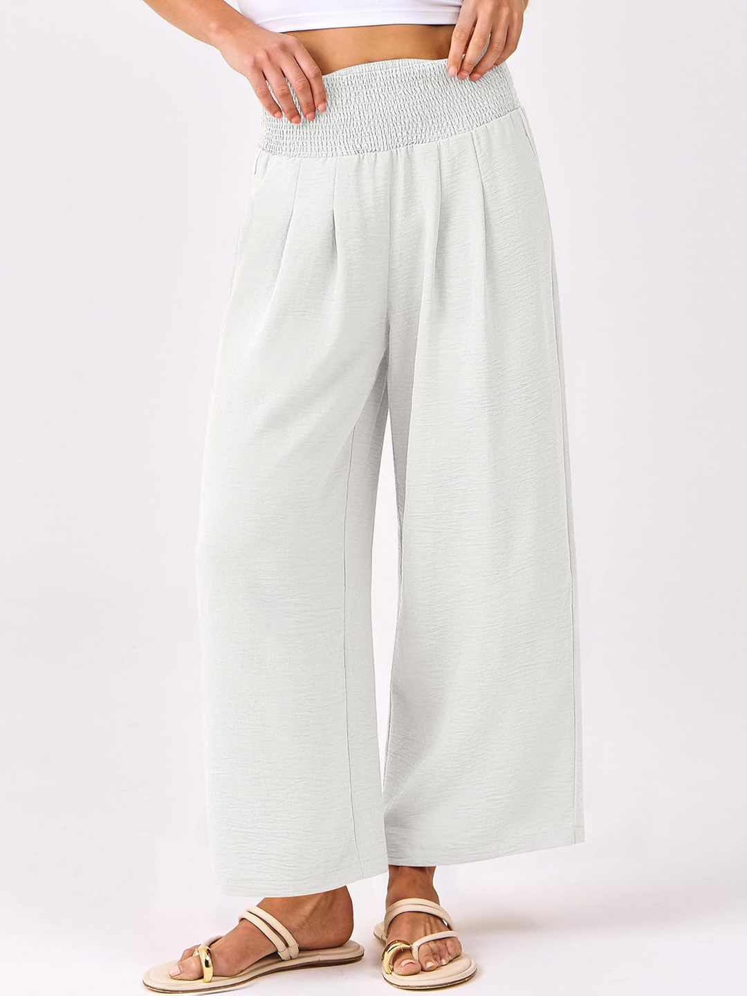 ANRABESS Women's High Waisted Wide Leg Pants