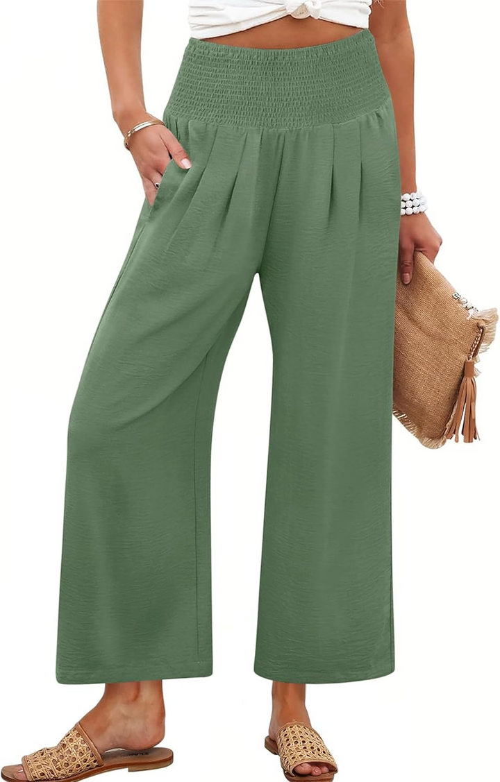 ANRABESS Women's High Waisted Wide Leg Pants