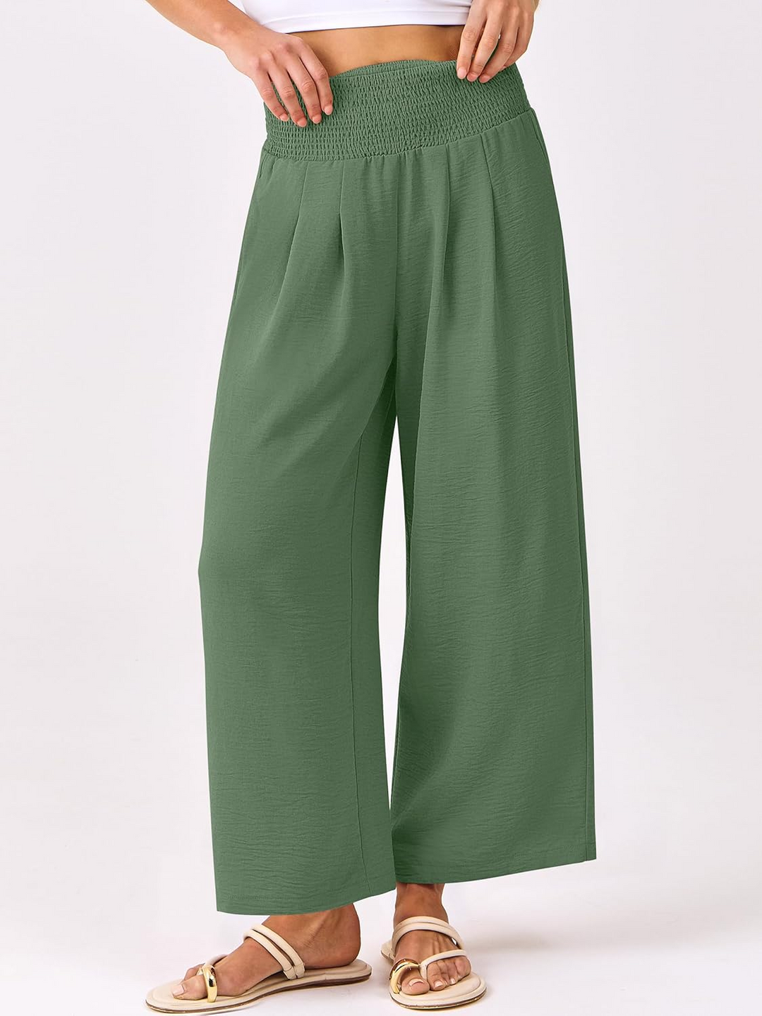 ANRABESS Women's High Waisted Wide Leg Pants