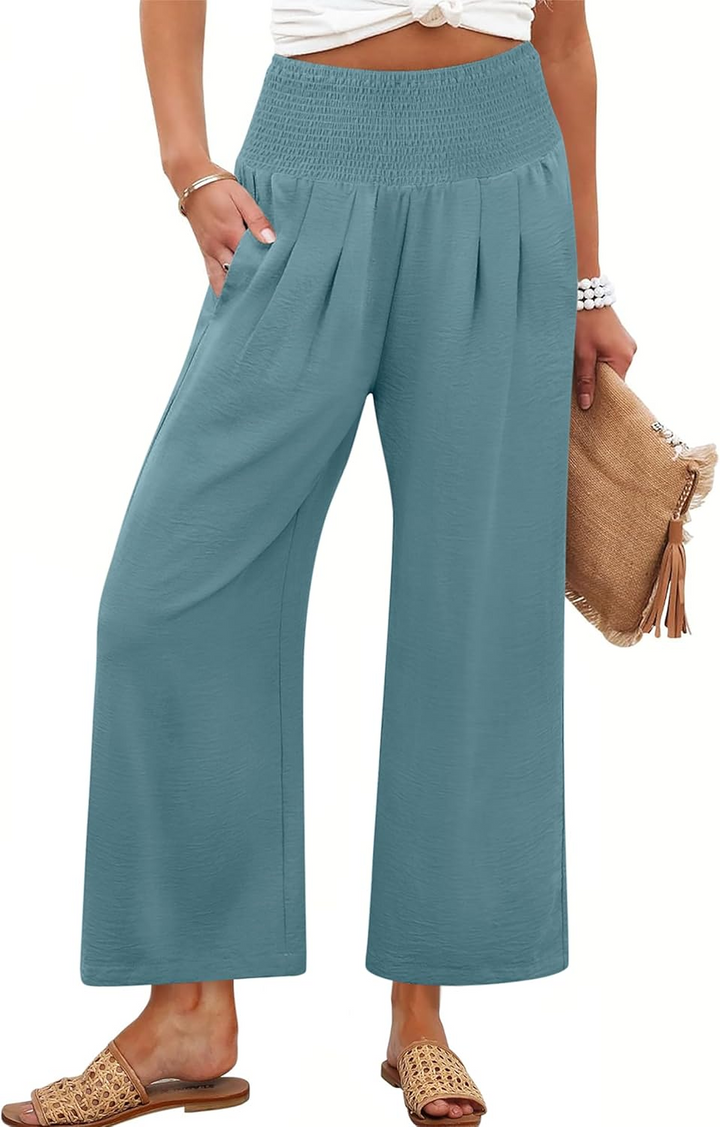 ANRABESS Women's High Waisted Wide Leg Pants