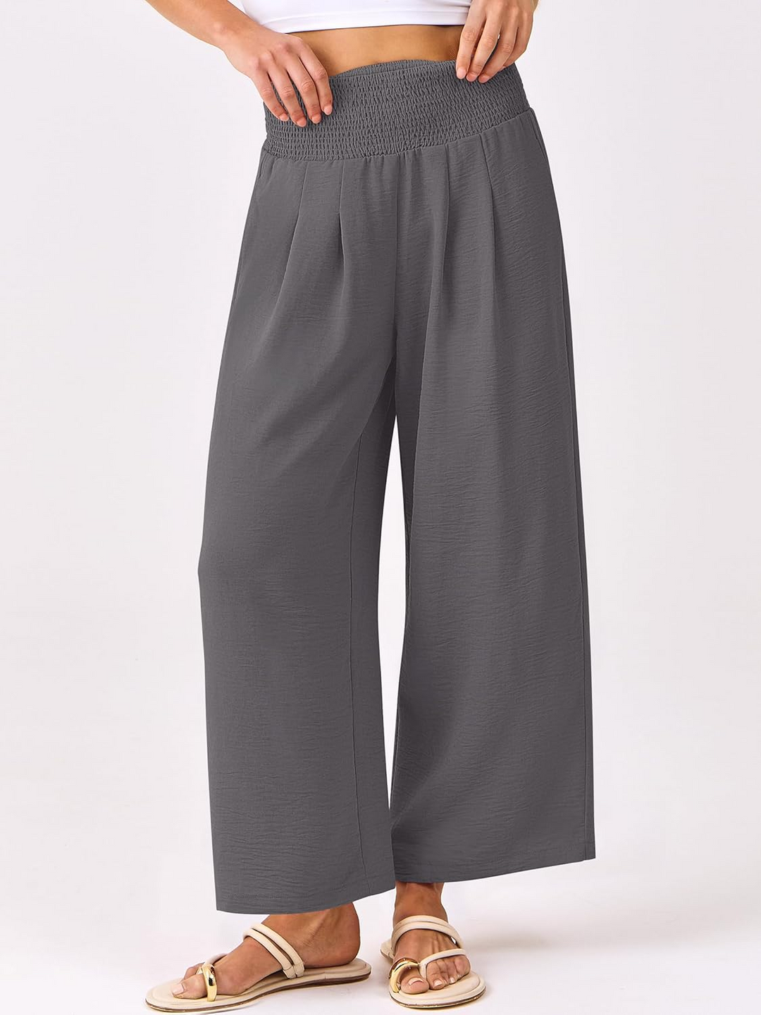 ANRABESS Women's High Waisted Wide Leg Pants