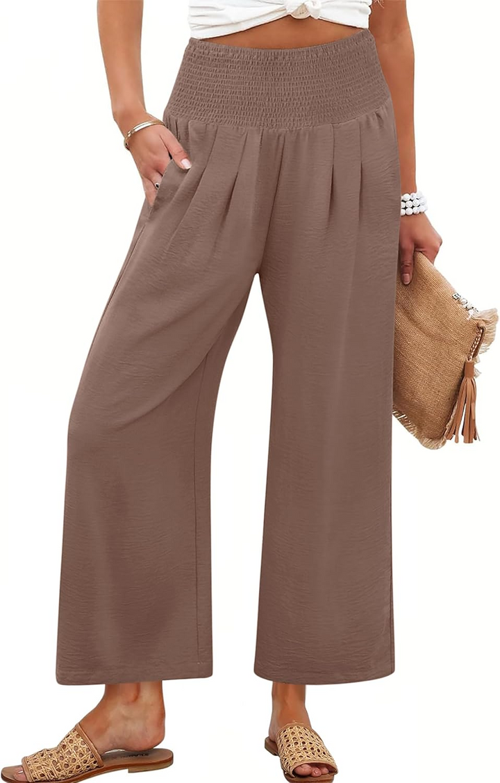 ANRABESS Women's High Waisted Wide Leg Pants