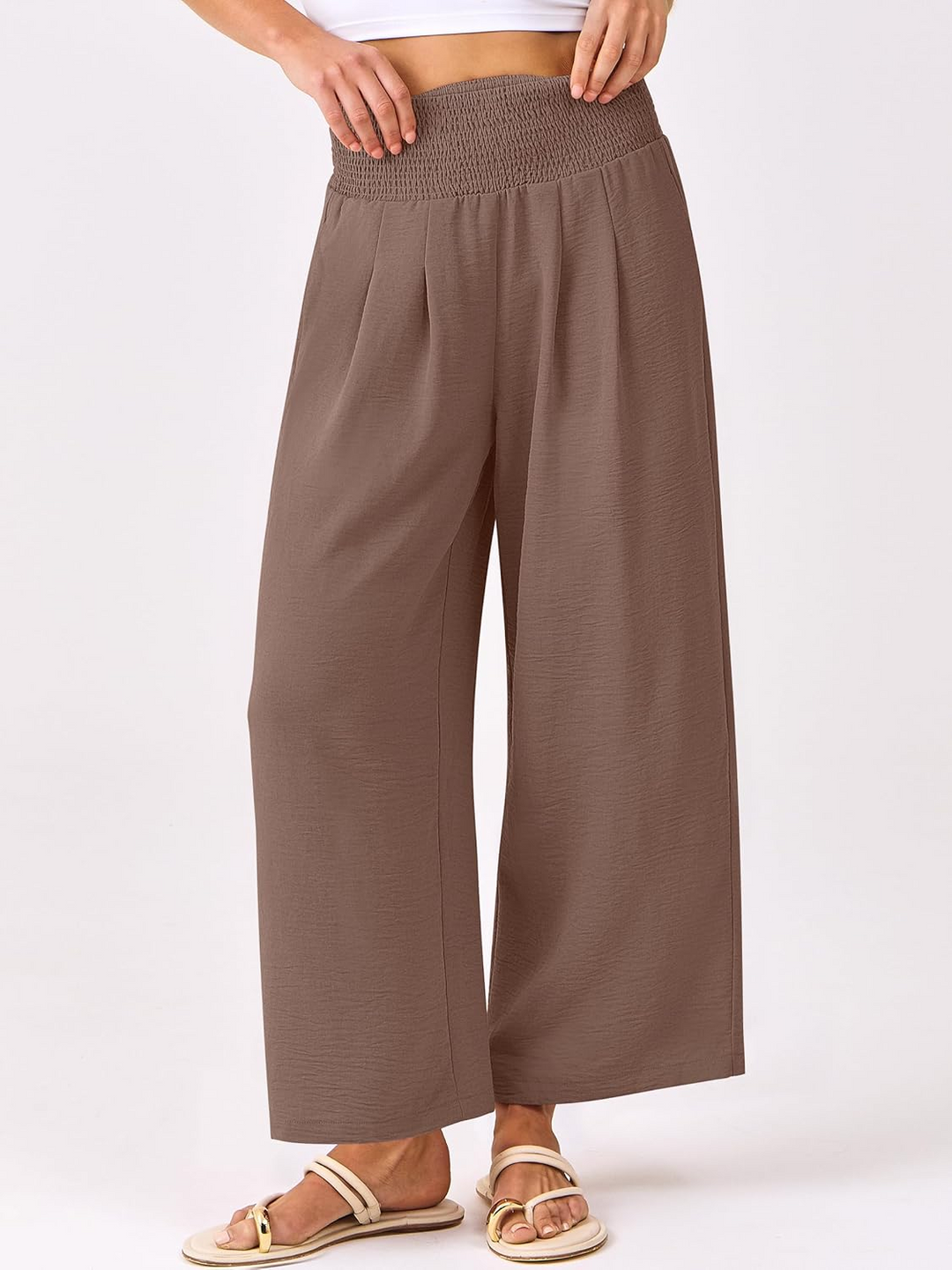 ANRABESS Women's High Waisted Wide Leg Pants