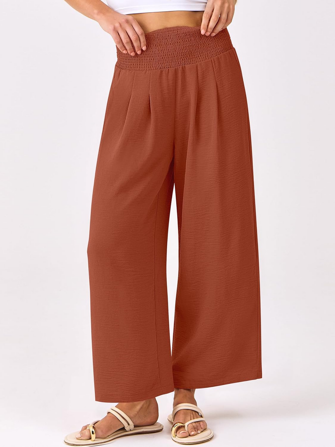 ANRABESS Women's High Waisted Wide Leg Pants