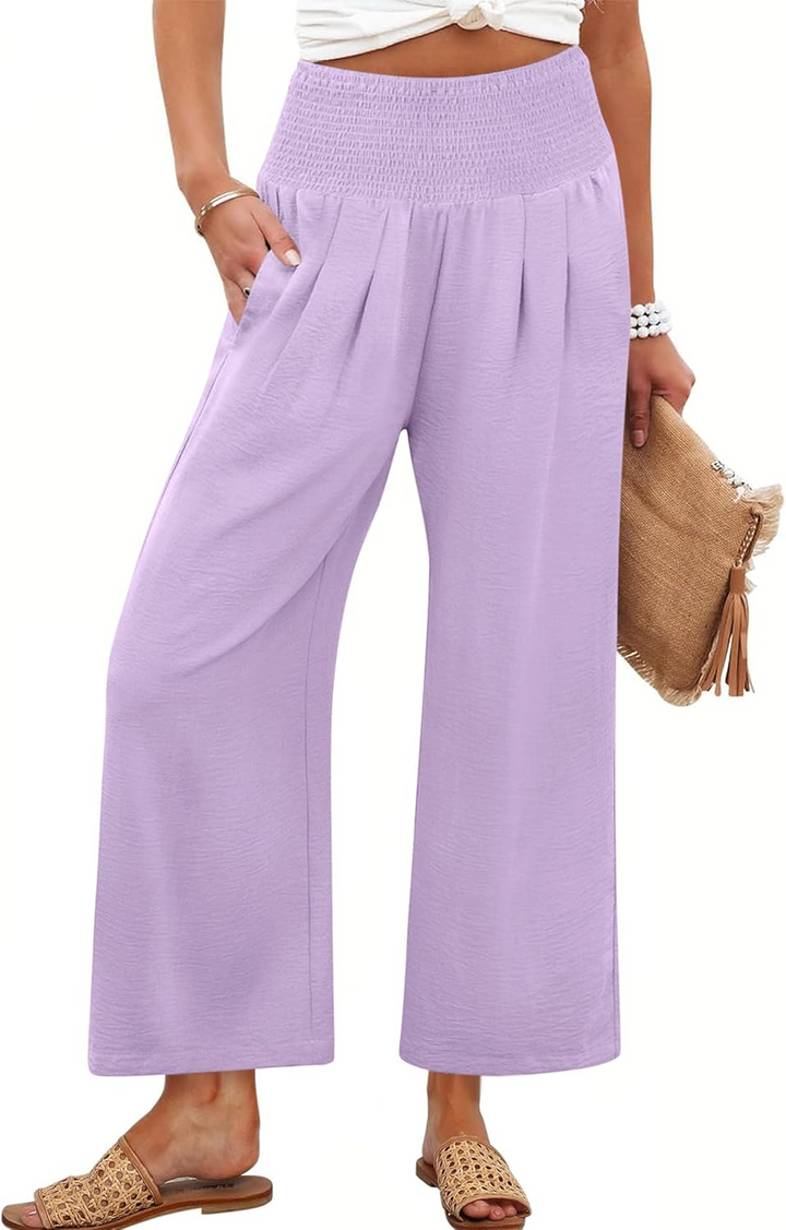 ANRABESS Women's High Waisted Wide Leg Pants