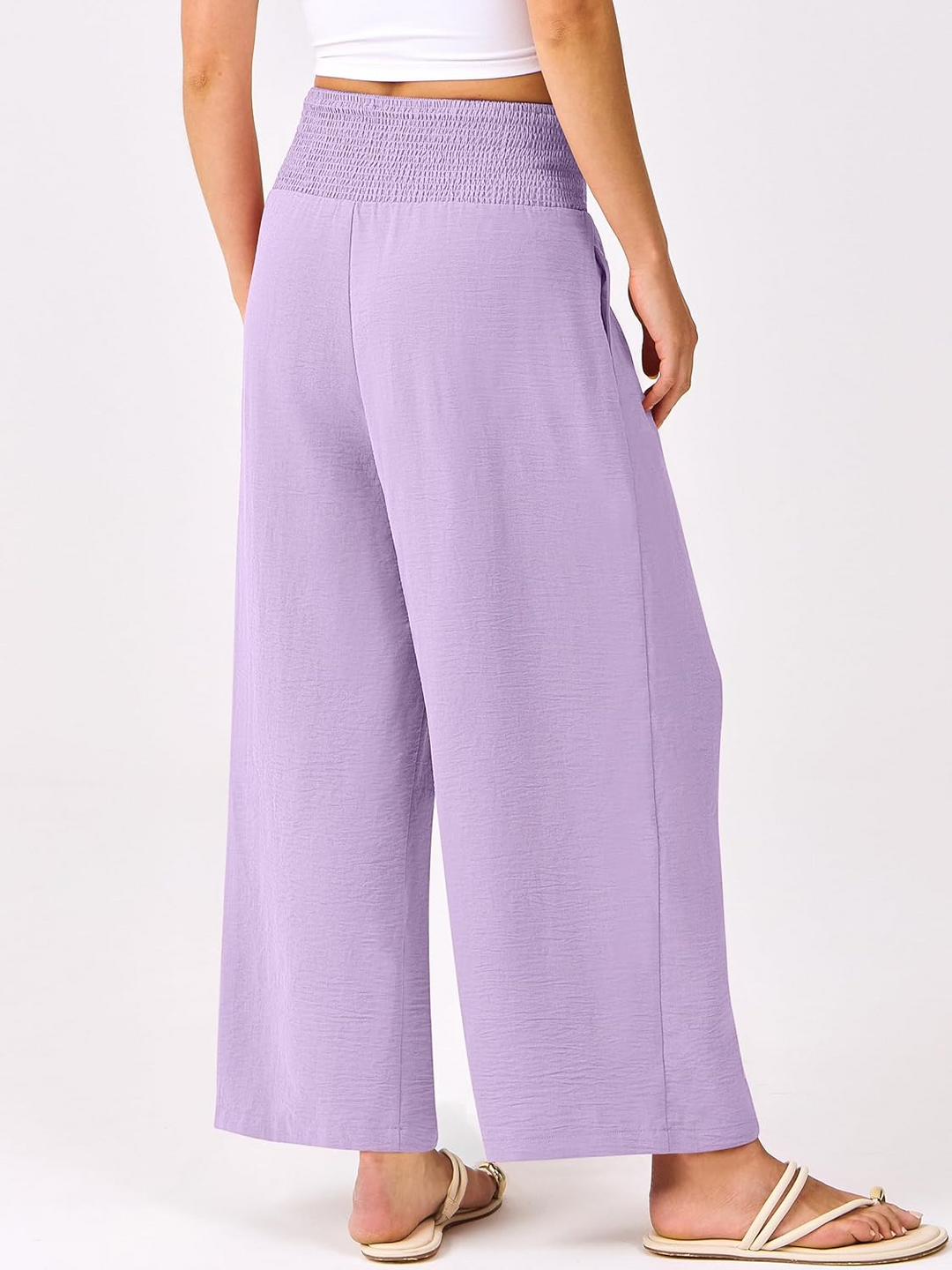 ANRABESS Women's High Waisted Wide Leg Pants