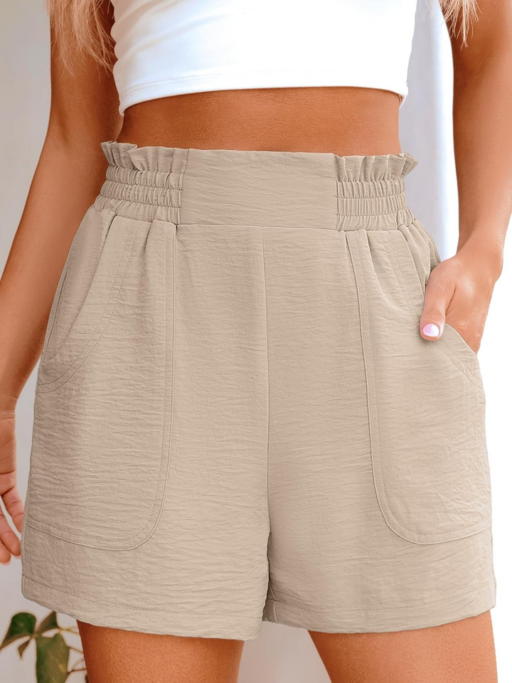 ANRABESS Women's High Waisted Wide Leg Shorts