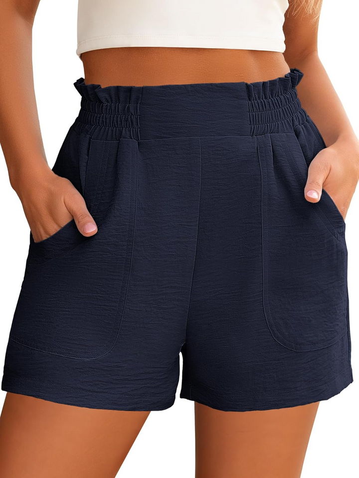 ANRABESS Women's High Waisted Wide Leg Shorts