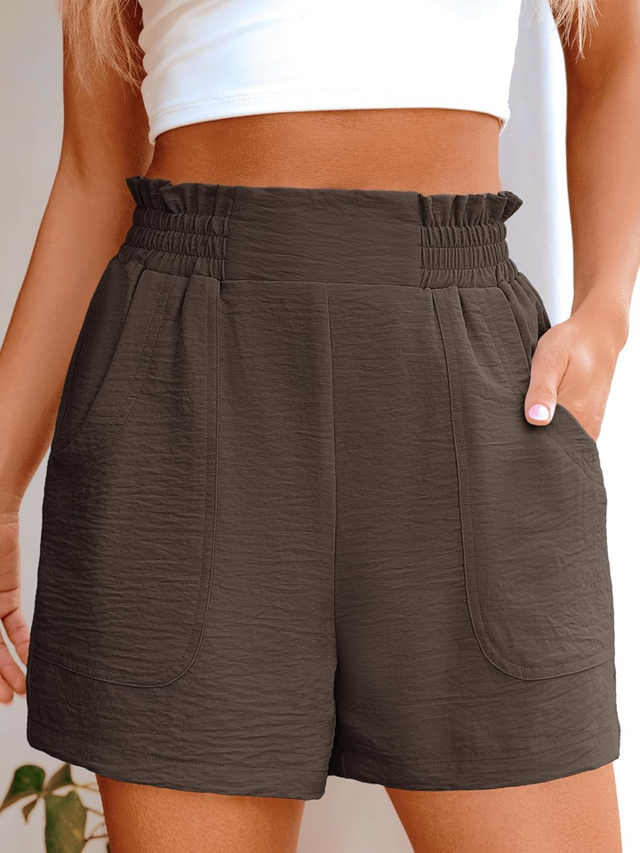 ANRABESS Women's High Waisted Wide Leg Shorts