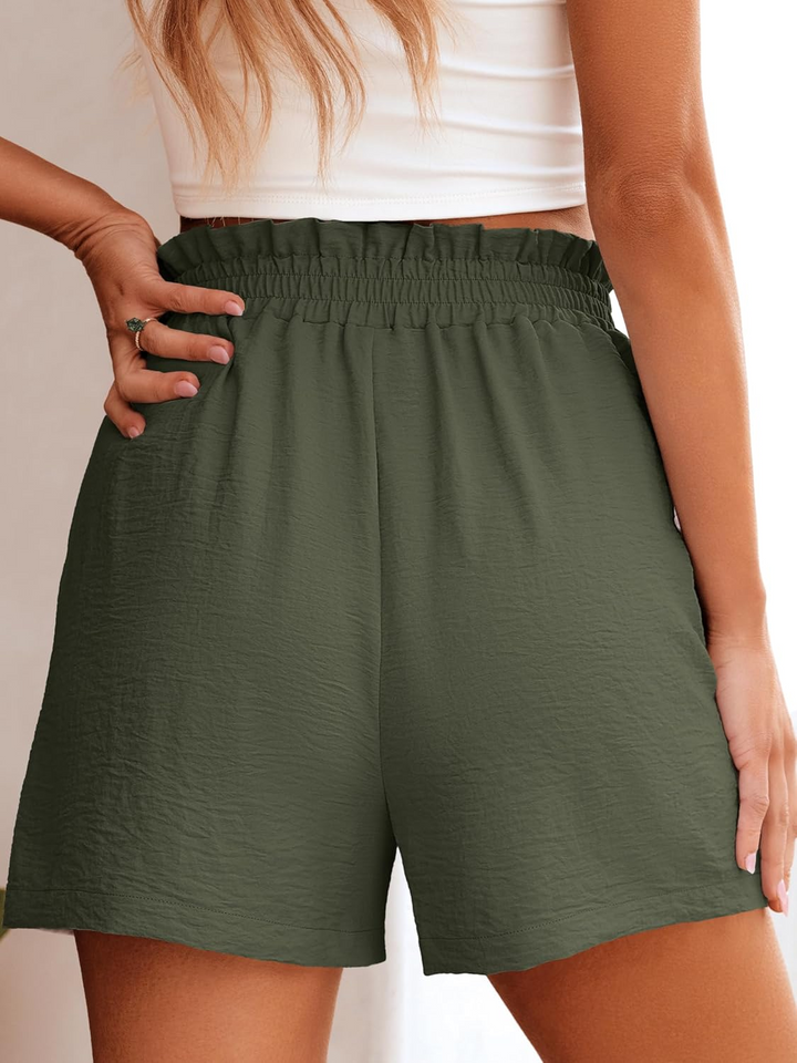 ANRABESS Women's High Waisted Wide Leg Shorts