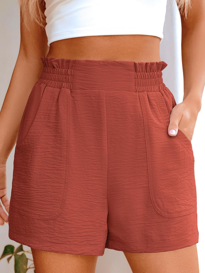 ANRABESS Women's High Waisted Wide Leg Shorts