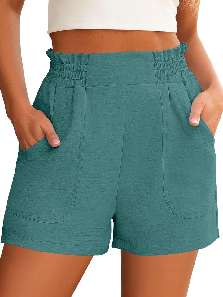 ANRABESS Women's High Waisted Wide Leg Shorts