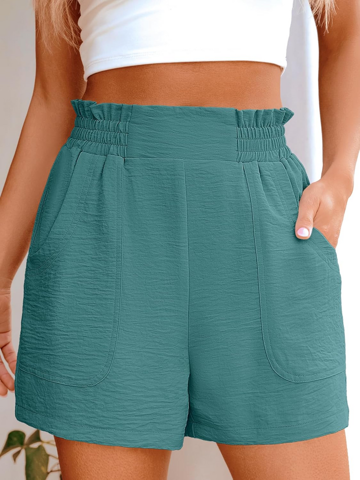 ANRABESS Women's High Waisted Wide Leg Shorts