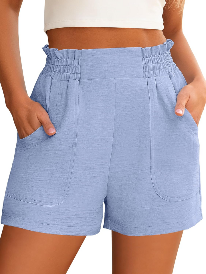 ANRABESS Women's High Waisted Wide Leg Shorts