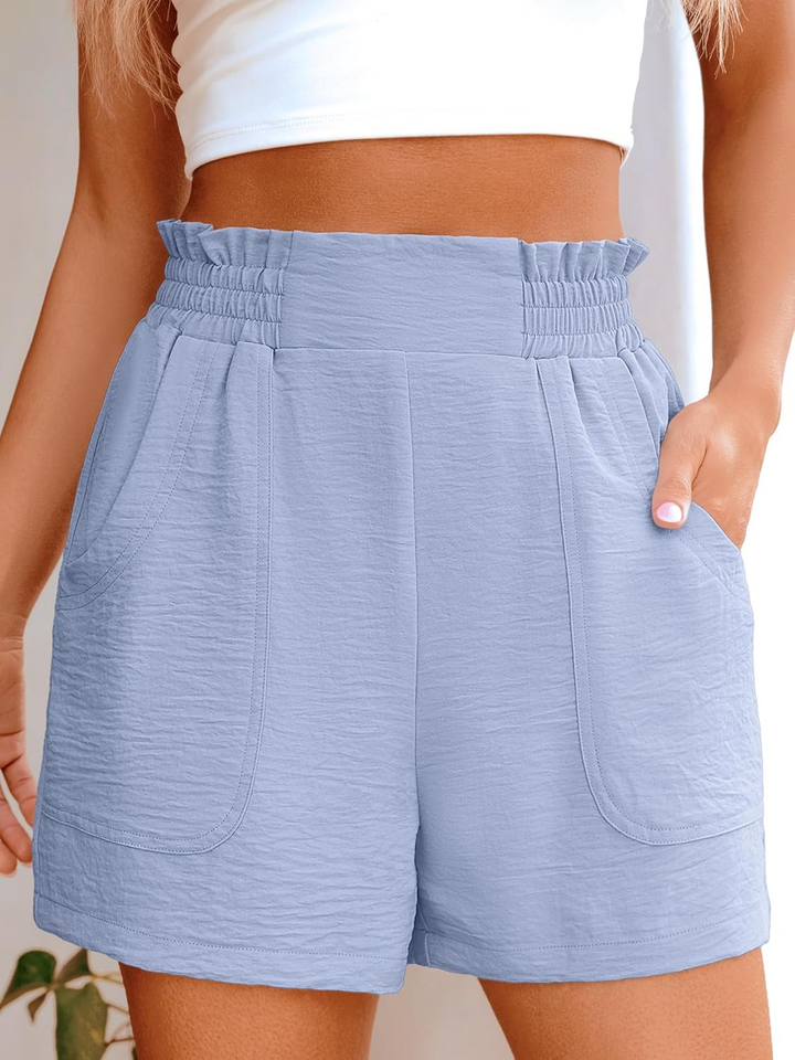 ANRABESS Women's High Waisted Wide Leg Shorts