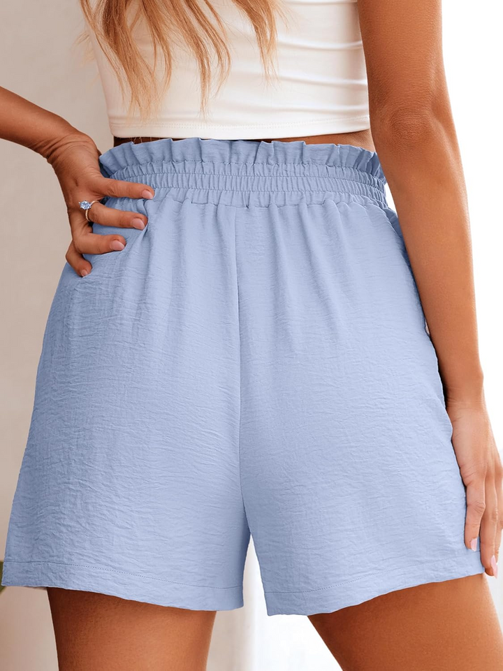 ANRABESS Women's High Waisted Wide Leg Shorts
