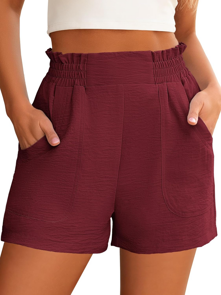 ANRABESS Women's High Waisted Wide Leg Shorts