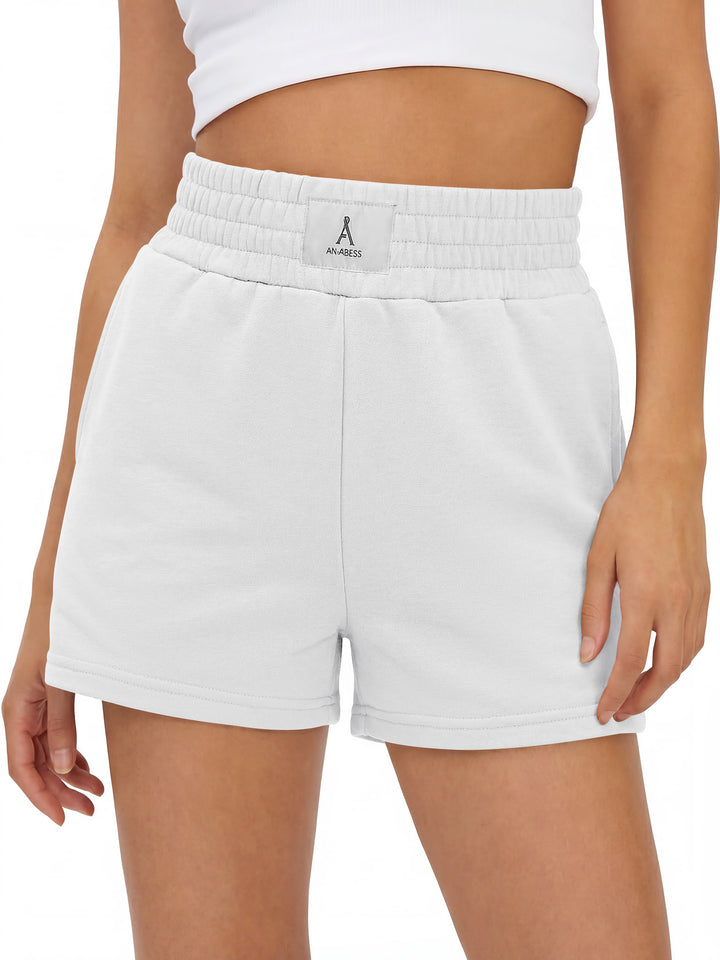 ANRABESS Womens Soft Athletic Shorts, Casual High Waist Summer Shorts, All-Day Cozy for Gym, Workout & Lounge