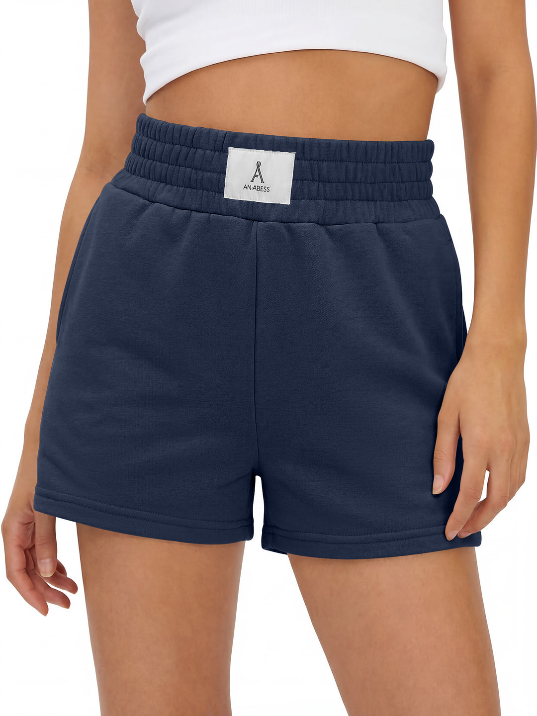 ANRABESS Womens Soft Athletic Shorts, Casual High Waist Summer Shorts, All-Day Cozy for Gym, Workout & Lounge