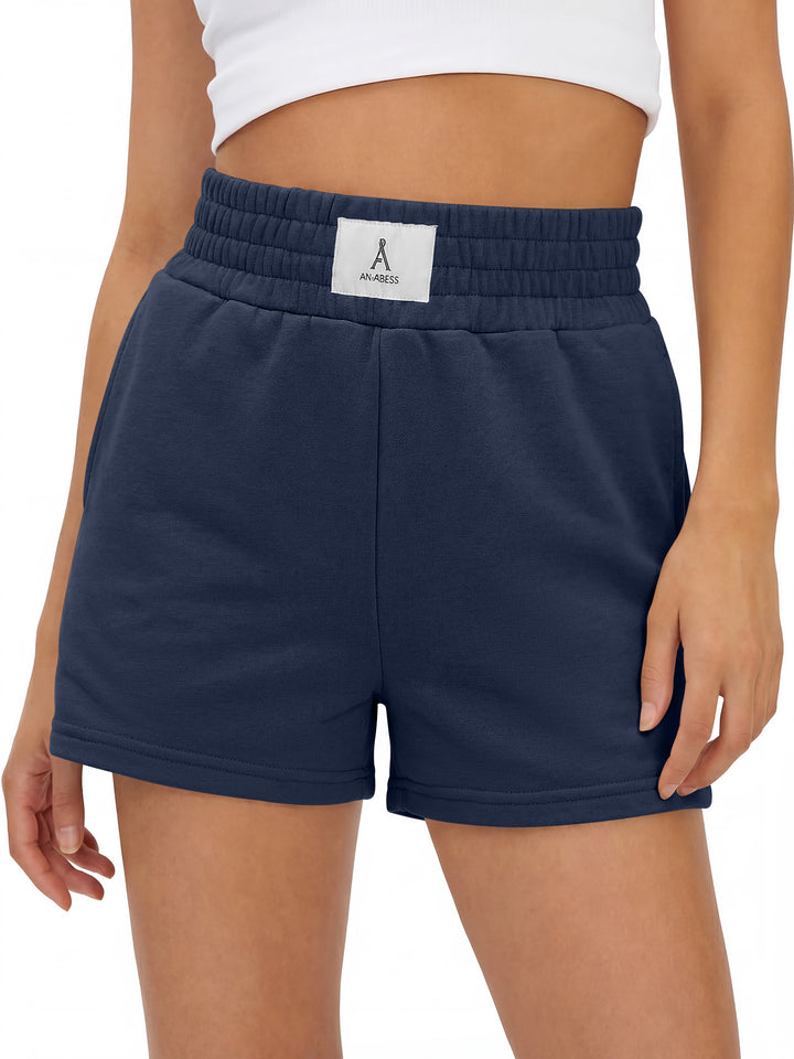 ANRABESS Womens Soft Athletic Shorts, Casual High Waist Summer Shorts, All-Day Cozy for Gym, Workout & Lounge