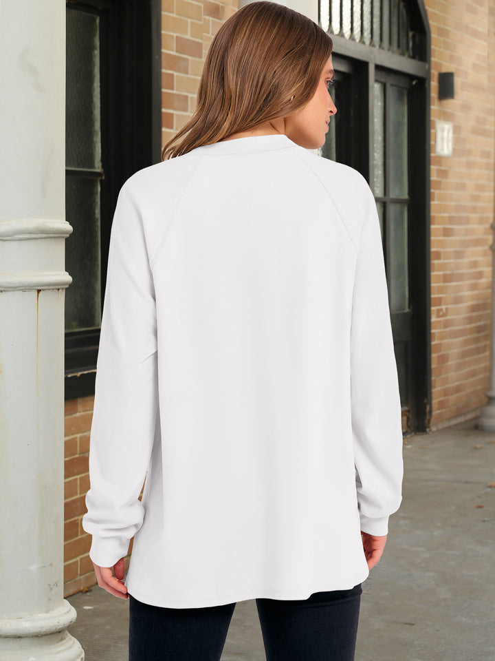 ANRABESS Cozy Henley Tunic for Fall & Winter