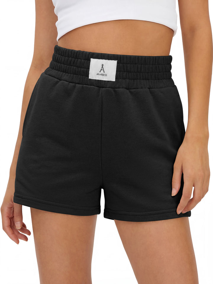 ANRABESS Womens Soft Athletic Shorts, Casual High Waist Summer Shorts, All-Day Cozy for Gym, Workout & Lounge