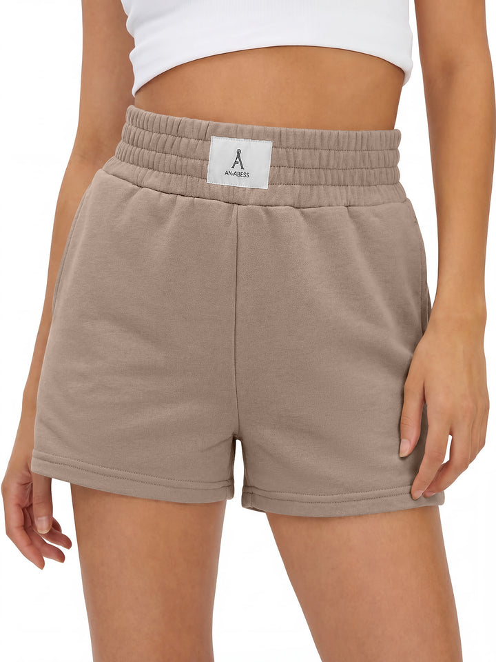 ANRABESS Womens Soft Athletic Shorts, Casual High Waist Summer Shorts, All-Day Cozy for Gym, Workout & Lounge