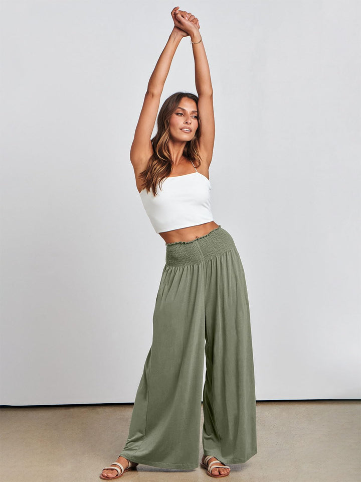 ANRABESS Women's High Waisted Wide Leg Palazzo Pants