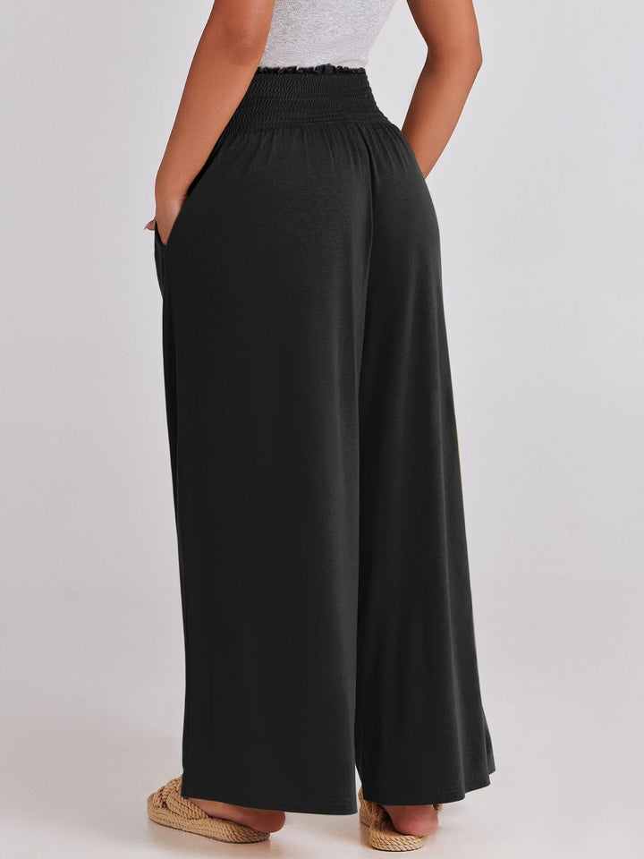 ANRABESS Women's High Waisted Wide Leg Palazzo Pants