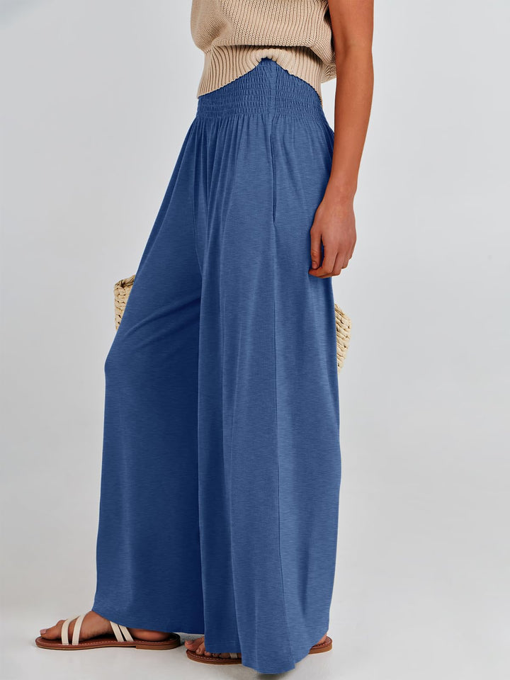 ANRABESS Women's High Waisted Wide Leg Palazzo Pants
