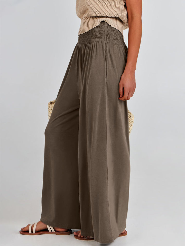 ANRABESS Women's High Waisted Wide Leg Palazzo Pants