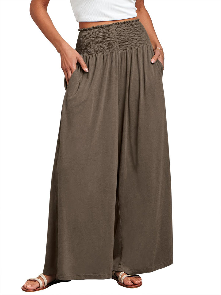 ANRABESS Women's High Waisted Wide Leg Palazzo Pants