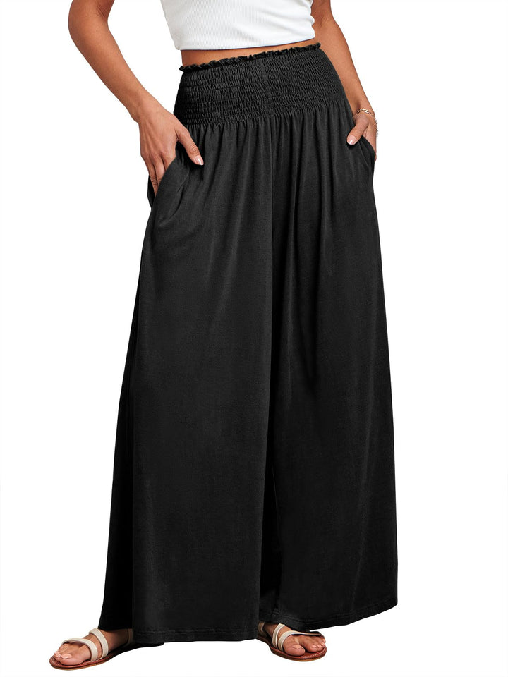 ANRABESS Women's High Waisted Wide Leg Palazzo Pants