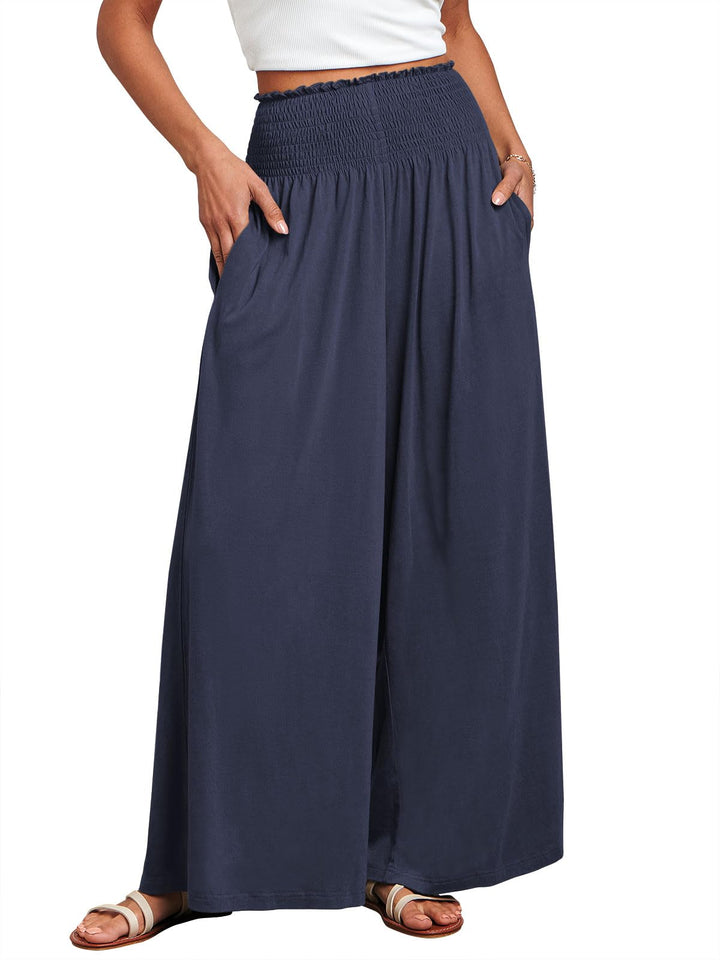 ANRABESS Women's High Waisted Wide Leg Palazzo Pants
