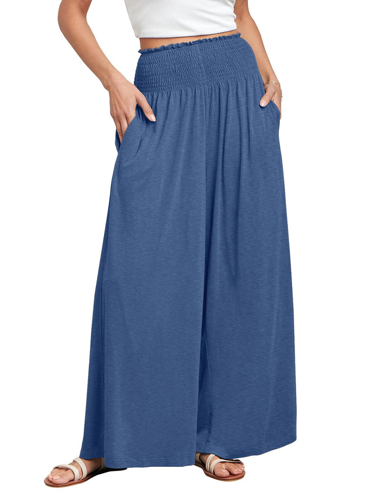 ANRABESS Women's High Waisted Wide Leg Palazzo Pants
