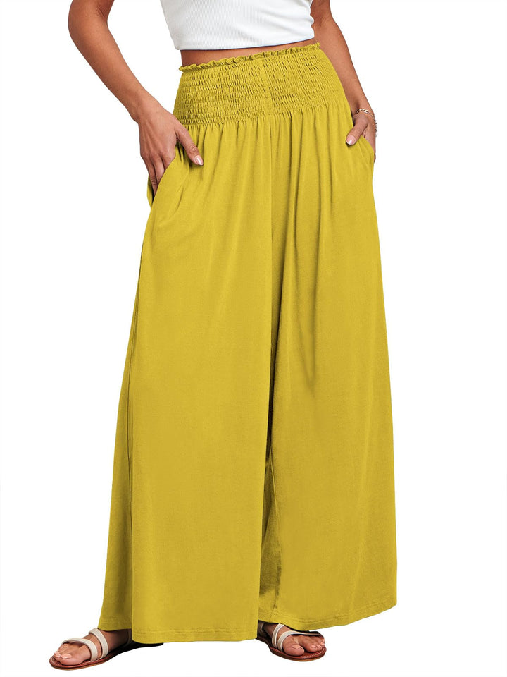 ANRABESS Women's High Waisted Wide Leg Palazzo Pants