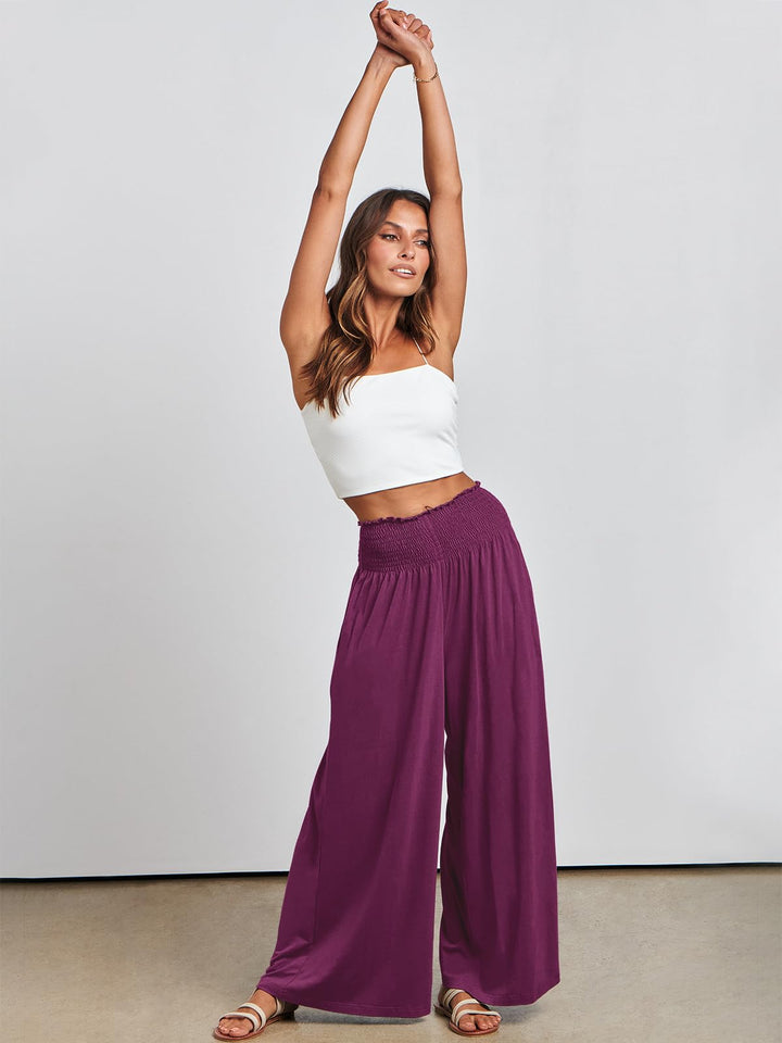 ANRABESS Women's High Waisted Wide Leg Palazzo Pants