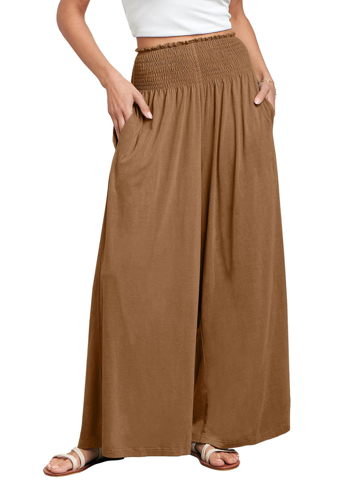 ANRABESS Women's High Waisted Wide Leg Palazzo Pants