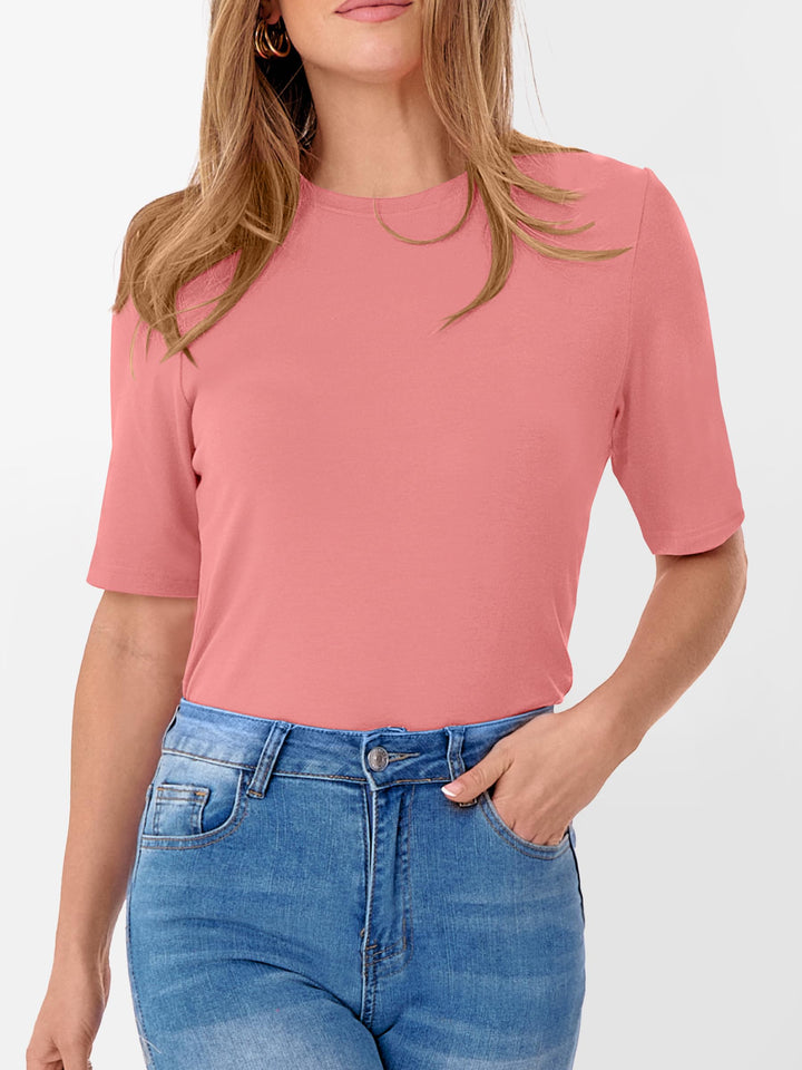 ANRABESS Women's Crewneck Short Sleeve Tee