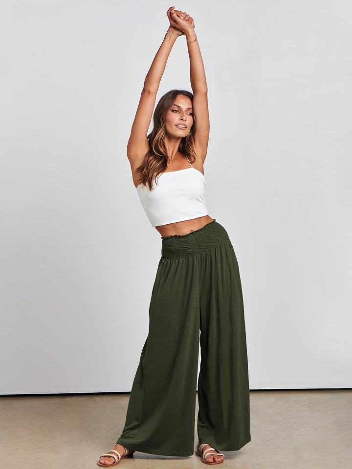 ANRABESS Women's High Waisted Wide Leg Palazzo Pants