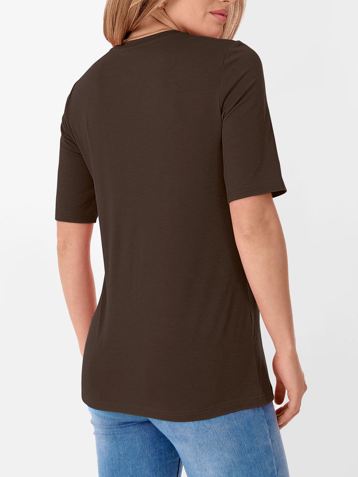 ANRABESS Women's Crewneck Short Sleeve Tee