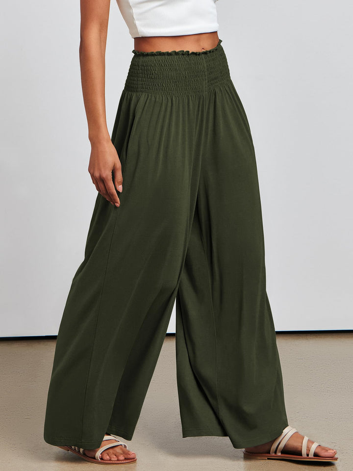 ANRABESS Women's High Waisted Wide Leg Palazzo Pants