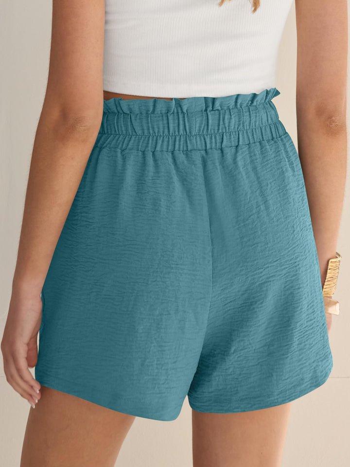 ANRABESS Women's High Waisted Drawstring Lounge Shorts
