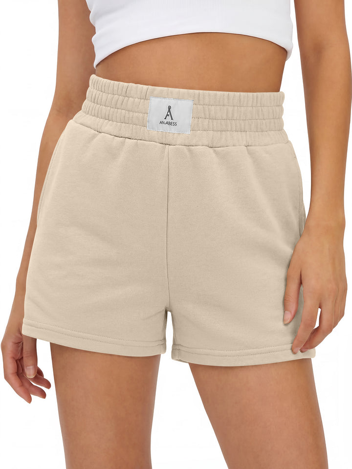 ANRABESS Womens Soft Athletic Shorts, Casual High Waist Summer Shorts, All-Day Cozy for Gym, Workout & Lounge