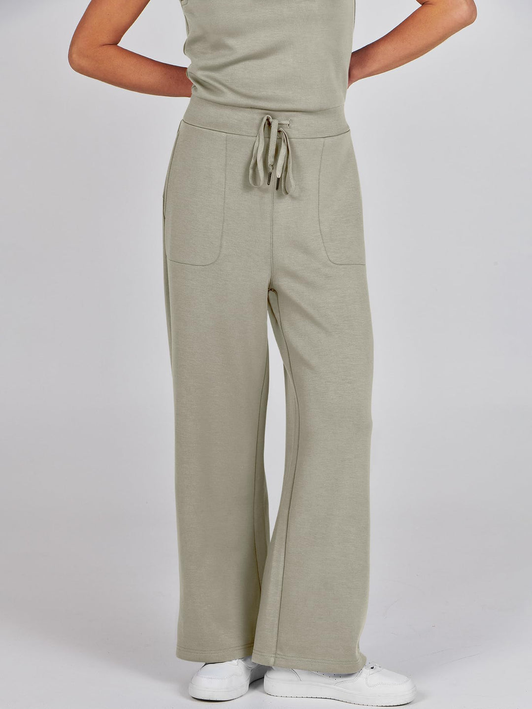 ANRABESS Women's Sleeveless Wide Leg Casual Jumpsuit
