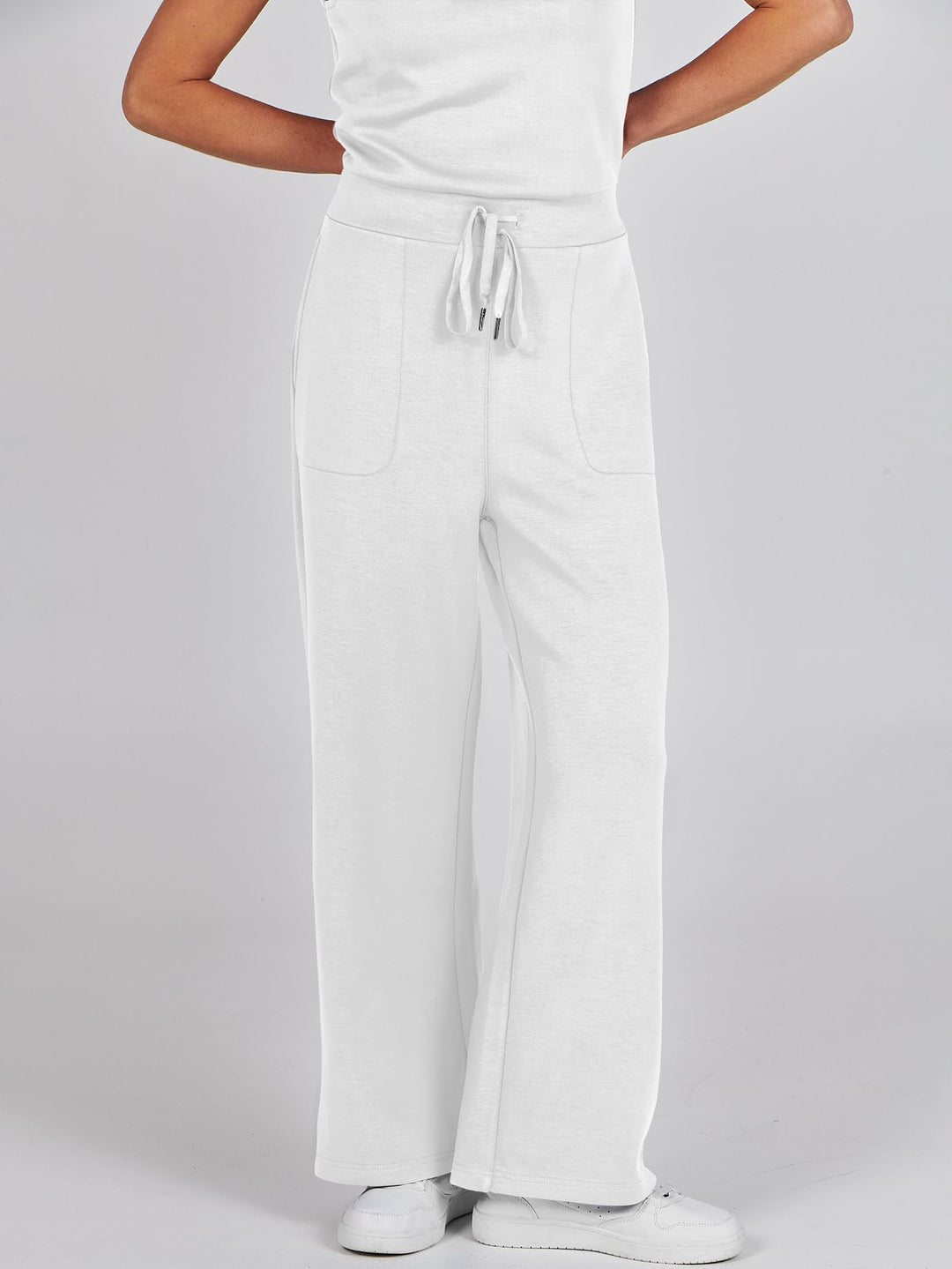 ANRABESS Women's Sleeveless Wide Leg Casual Jumpsuit